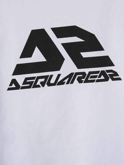 Dsquared2 Hombre Barcelona Camiseta Logo Algodón color Blanco sku 553-004217 01 - Foto 4