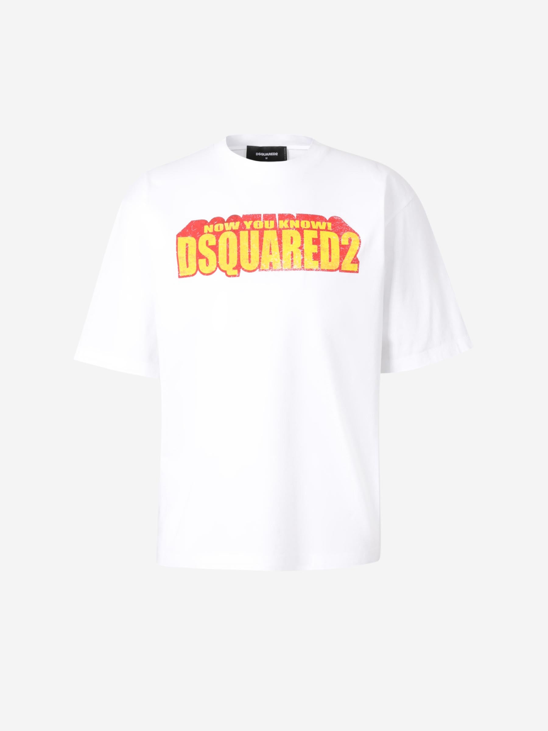 Dsquared2 Hombre Barcelona Camiseta Estampado Algodón color Blanco sku 553-004218 01 - Foto 1