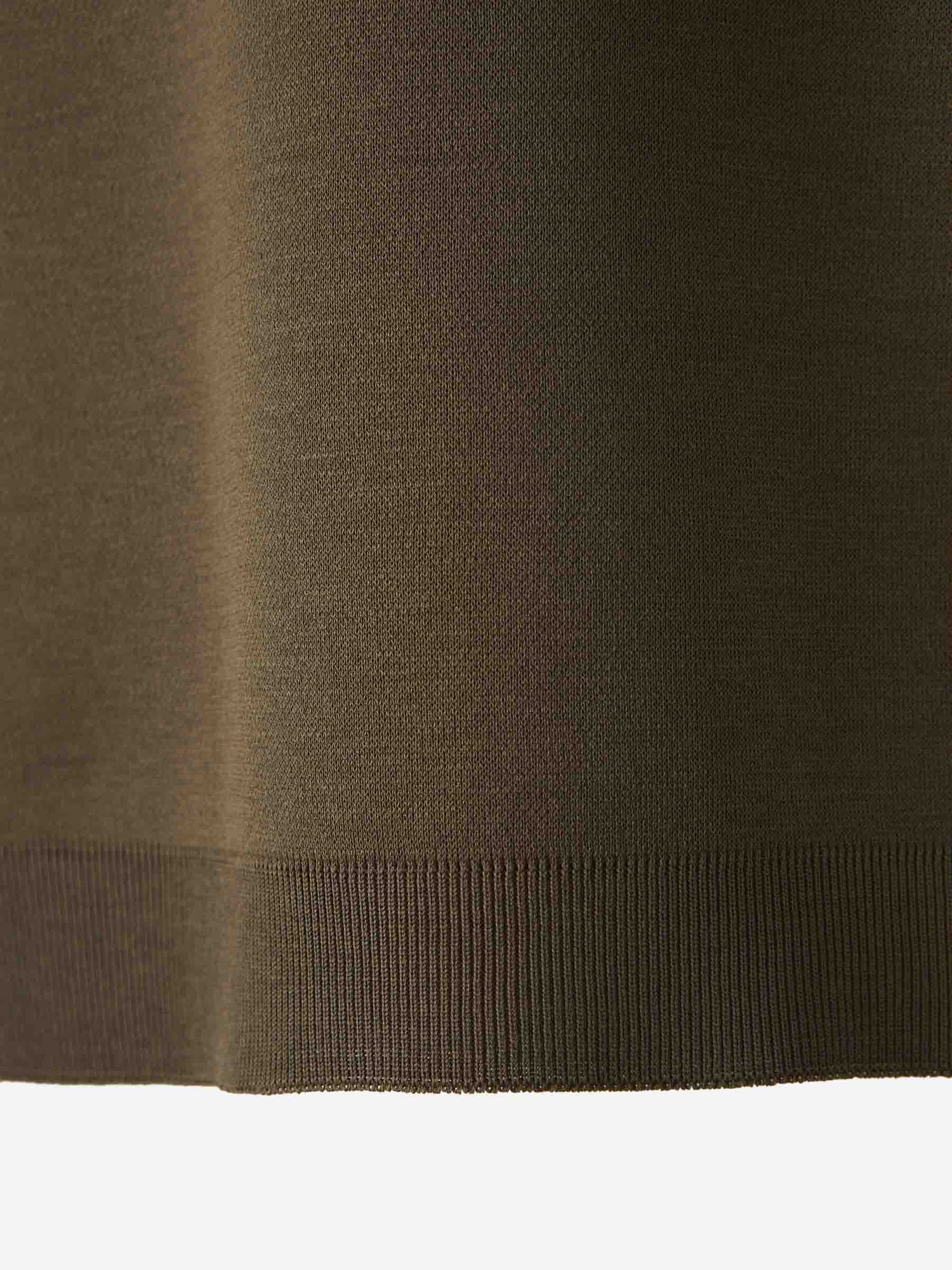 Outlet online Herno Hombre Camiseta Logo Algodón color Verde Militar sku 553-004219 02 - Foto 4