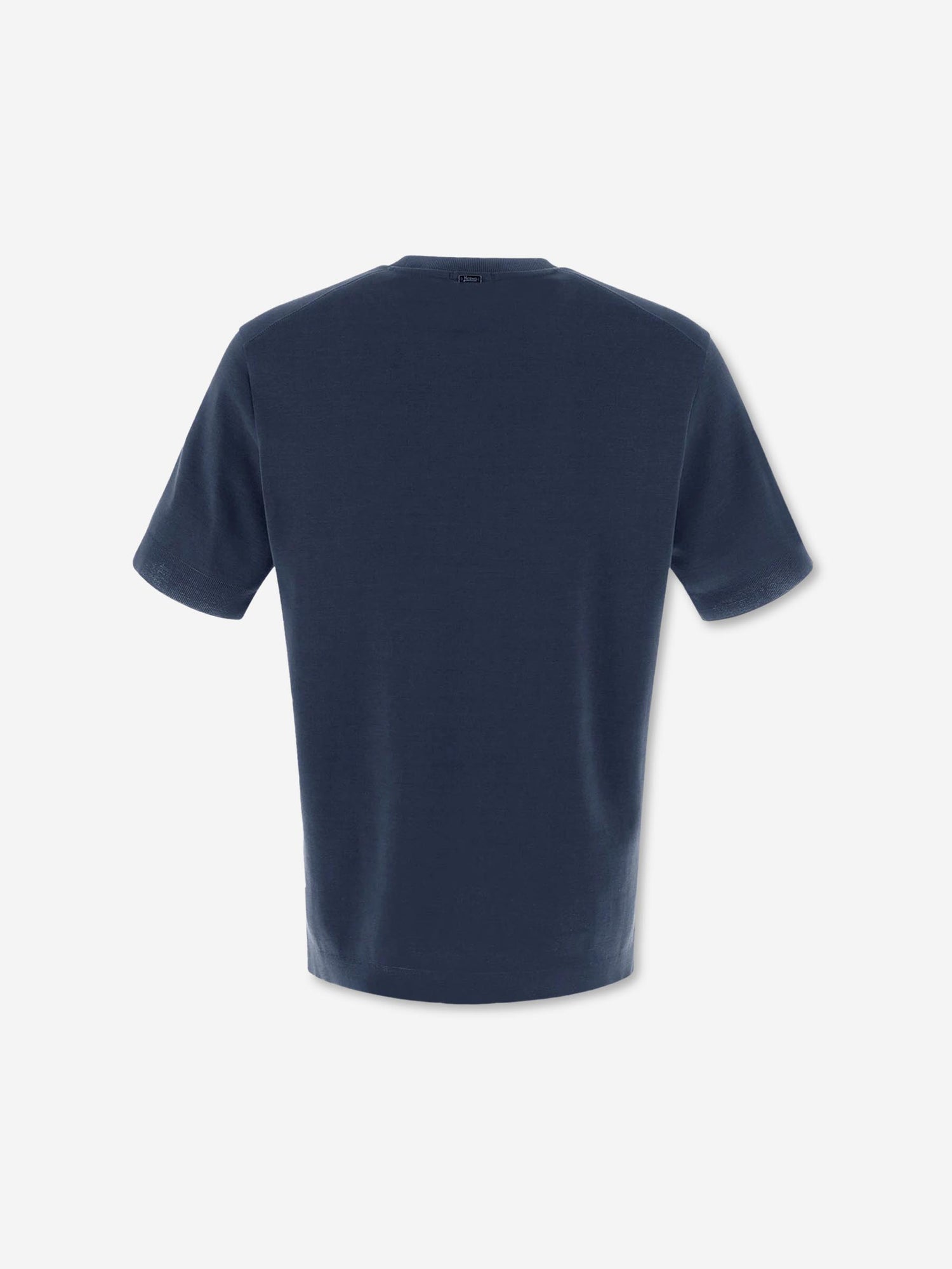 Outlet online Herno Hombre Camiseta Logo Algodón color Azul Marino sku 553-004219 03 - Foto 3