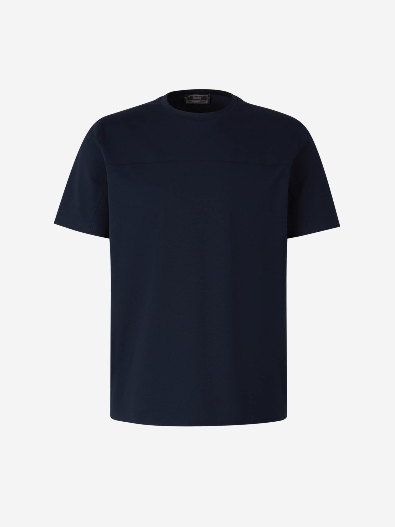Outlet online Herno Hombre Camiseta Logo Algodón color Azul Marino sku 553-004220 02 - Foto 1