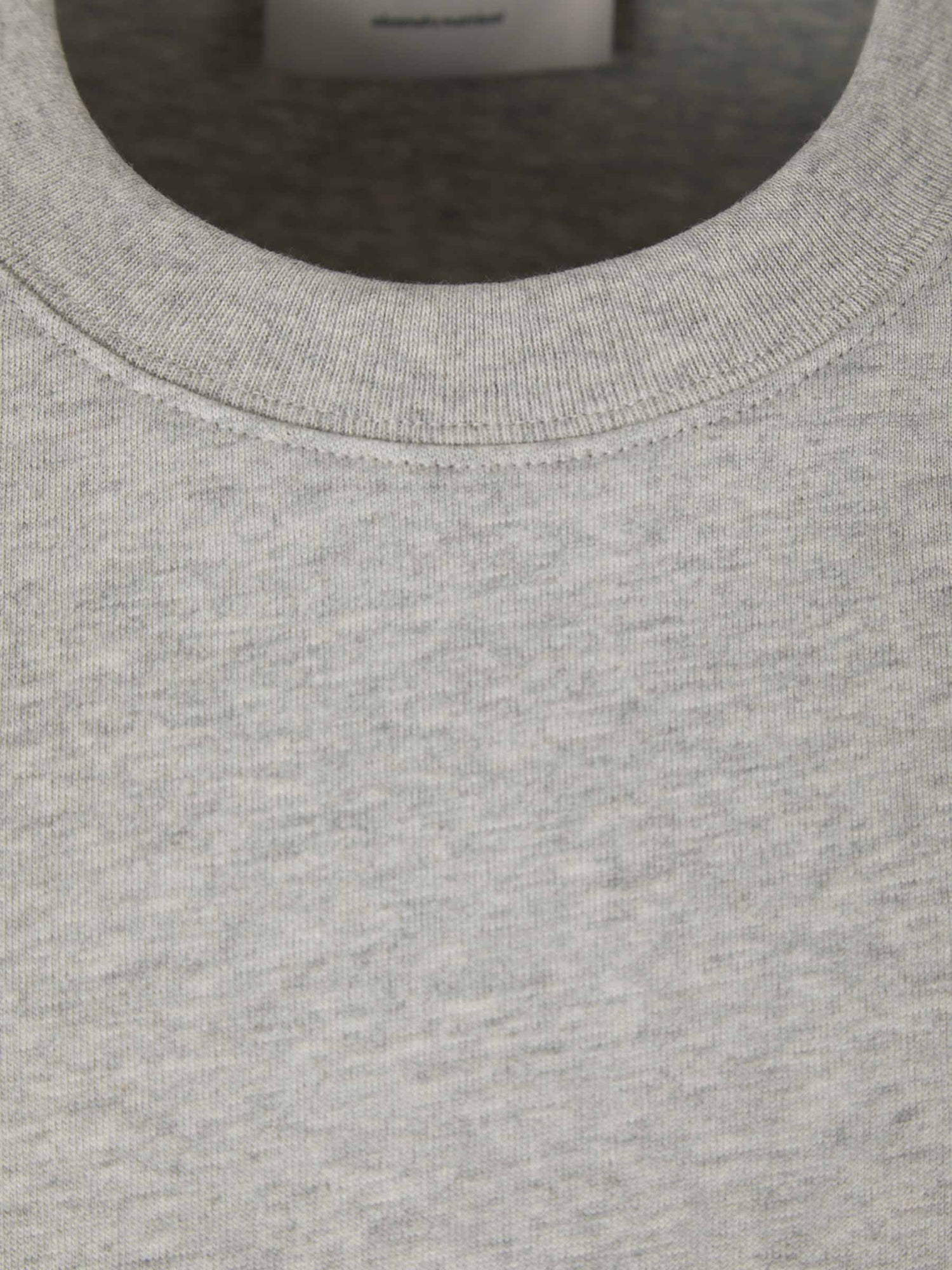 Outlet online Ami Paris Hombre Camiseta Logo Algodón color Gris Piedra sku 553-004234 02 - Foto 3