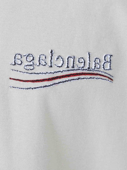 Outlet online Balenciaga Hombre Camiseta Logo Girado color Beige sku 553-004248 01 - Foto 3