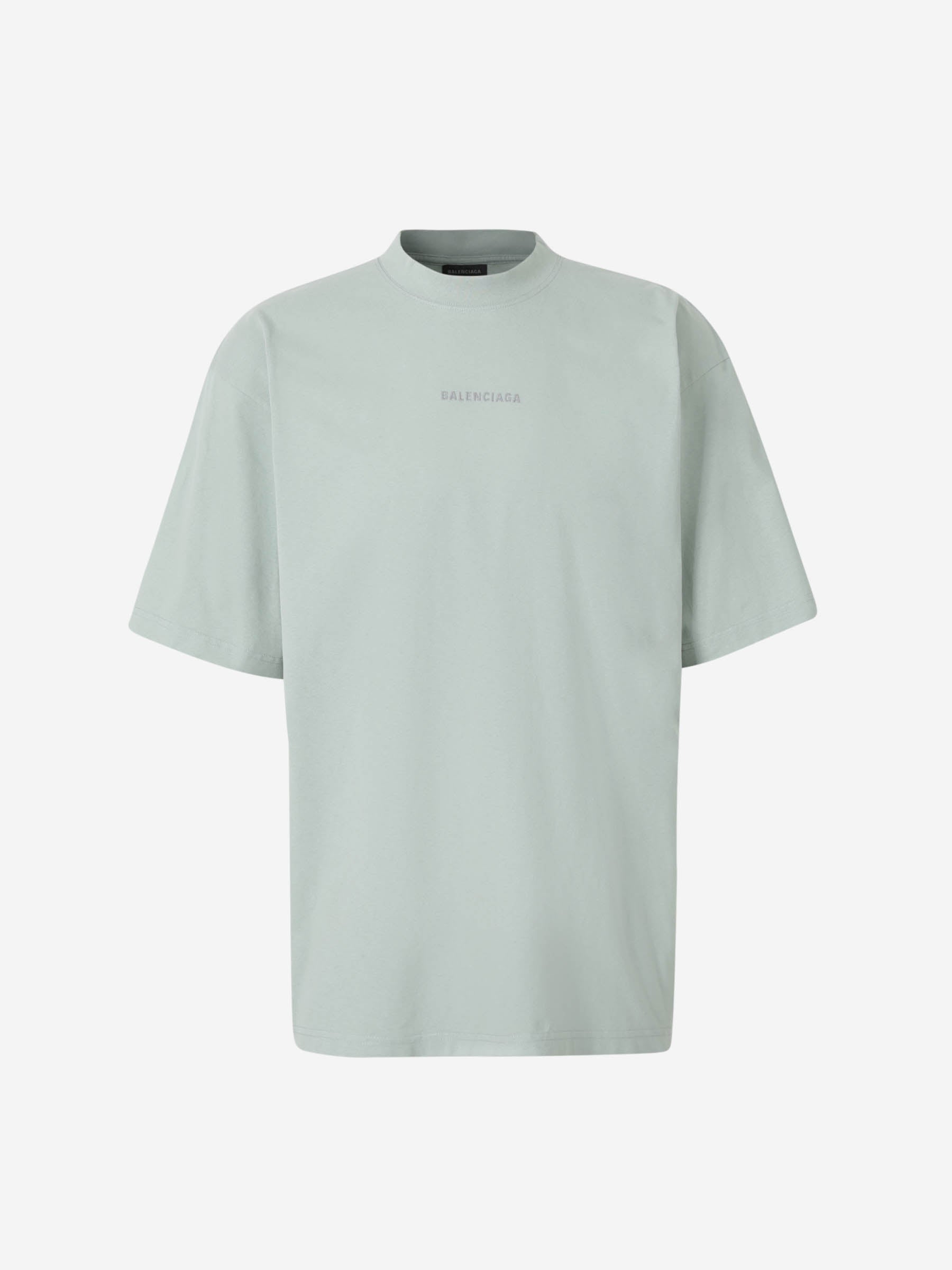 Outlet online Balenciaga Hombre Camiseta Back Reflective color Verde Lima sku 553-004249 02 - Foto 1