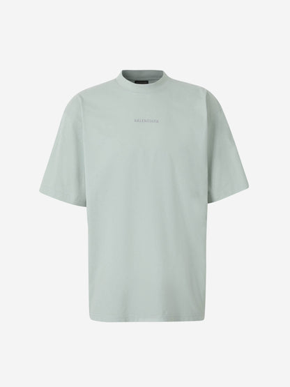 Outlet online Balenciaga Hombre Camiseta Back Reflective color Verde Lima sku 553-004249 02 - Foto 1