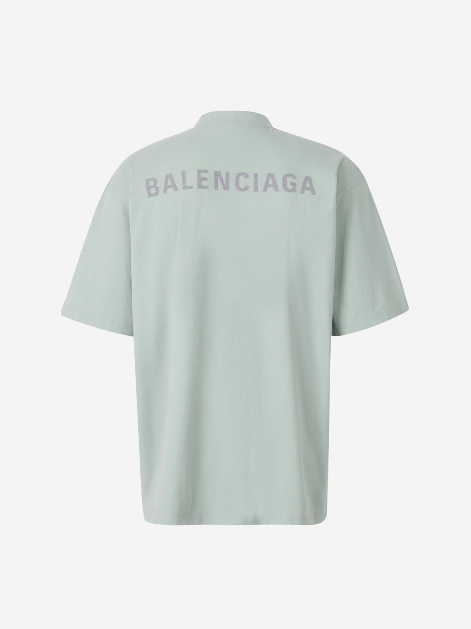 Outlet online Balenciaga Hombre Camiseta Back Reflective color Verde Lima sku 553-004249 02 - Foto 2