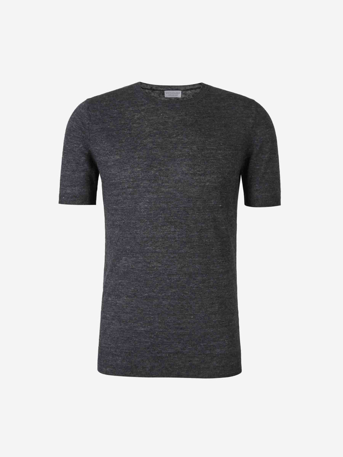 Outlet online Santa Eulalia Hombre Camiseta Punto Lino color Gris Antracita sku 553-004262 02 - Foto 1