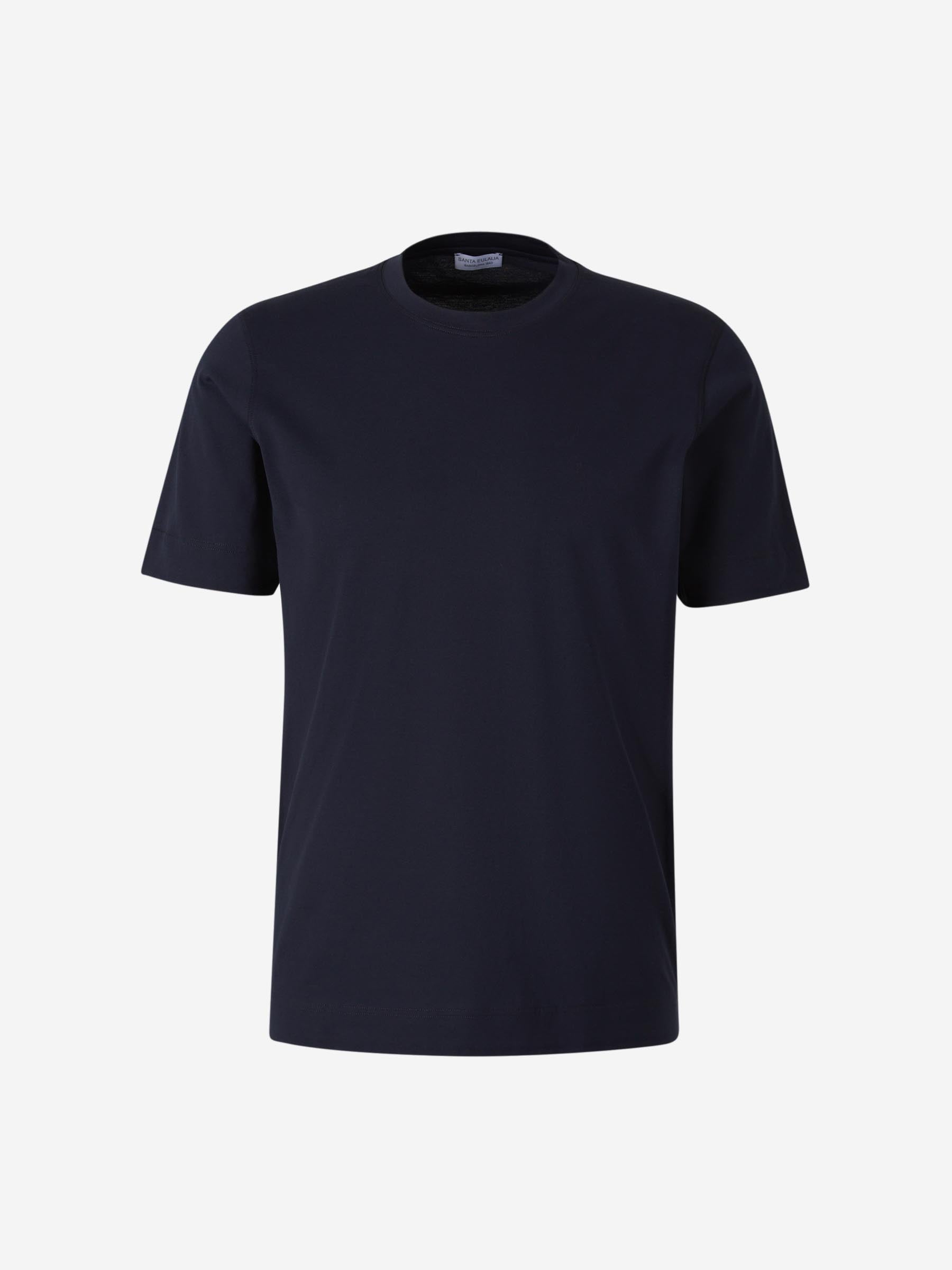 Outlet online Santa Eulalia Hombre Camisetas Lisa Algodón color Azul Marino sku 553-004263 02 - Foto 1