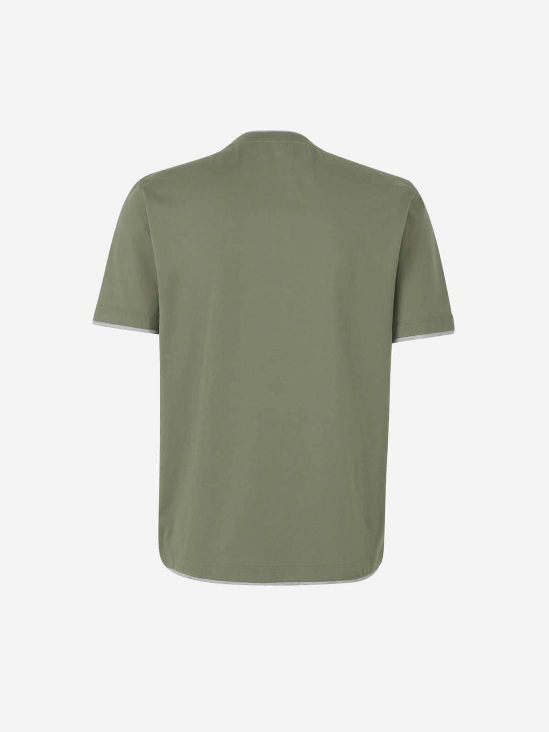 Outlet online Santa Eulalia Hombre Camiseta Ribete Contraste color Verde sku 553-004265 03 - Foto 2