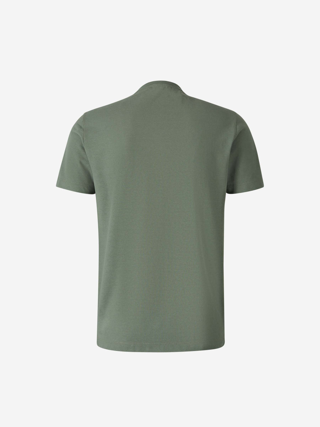 Outlet online Zanone Hombre Camiseta Lisa Algodón color Verde sku 553-004266 05 - Foto 2