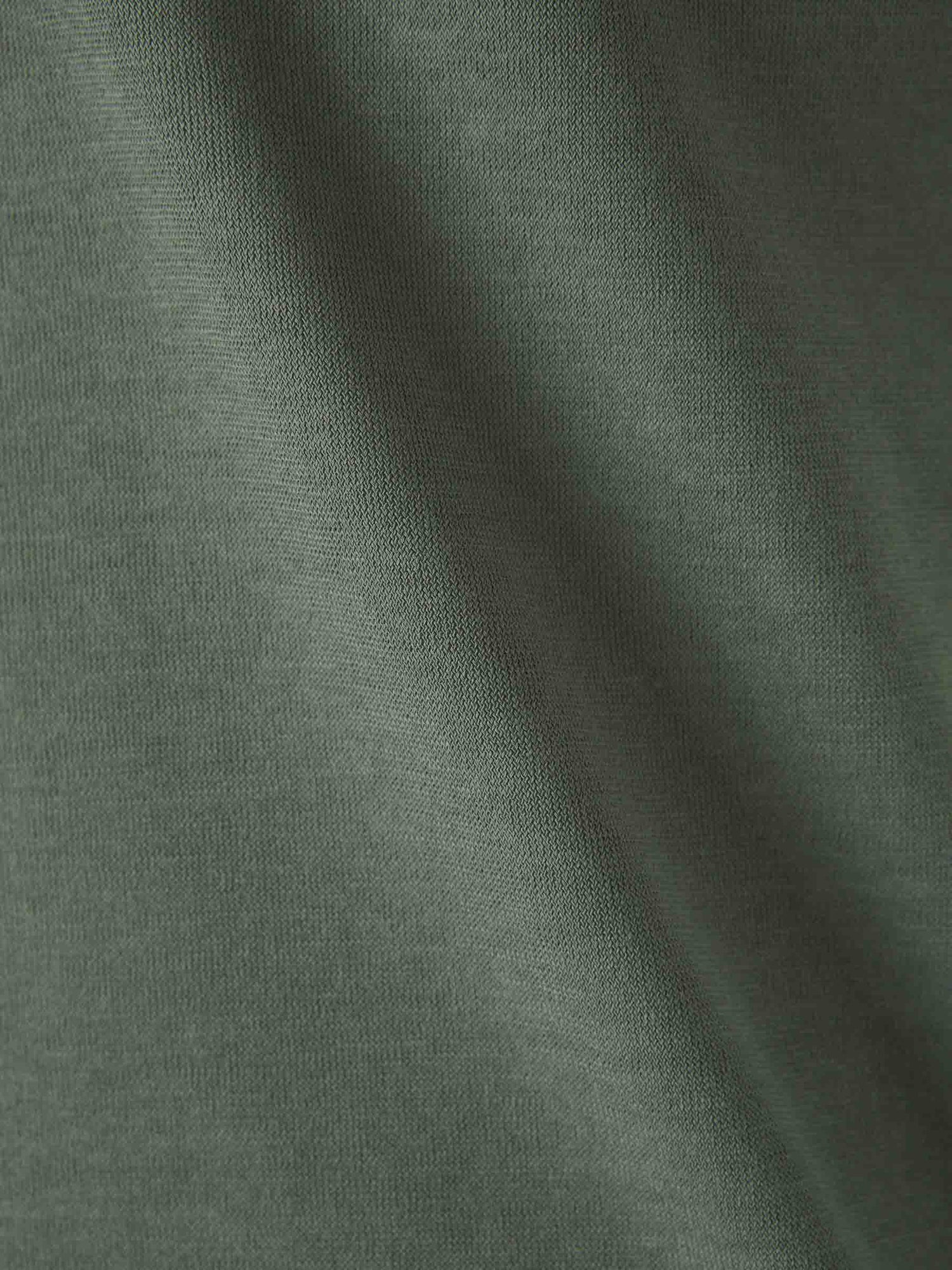 Outlet online Zanone Hombre Camiseta Lisa Algodón color Verde sku 553-004266 05 - Foto 4