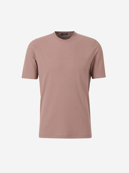 Outlet online Zanone Hombre Camiseta Lisa Algodón color Terracota sku 553-004266 06 - Foto 1