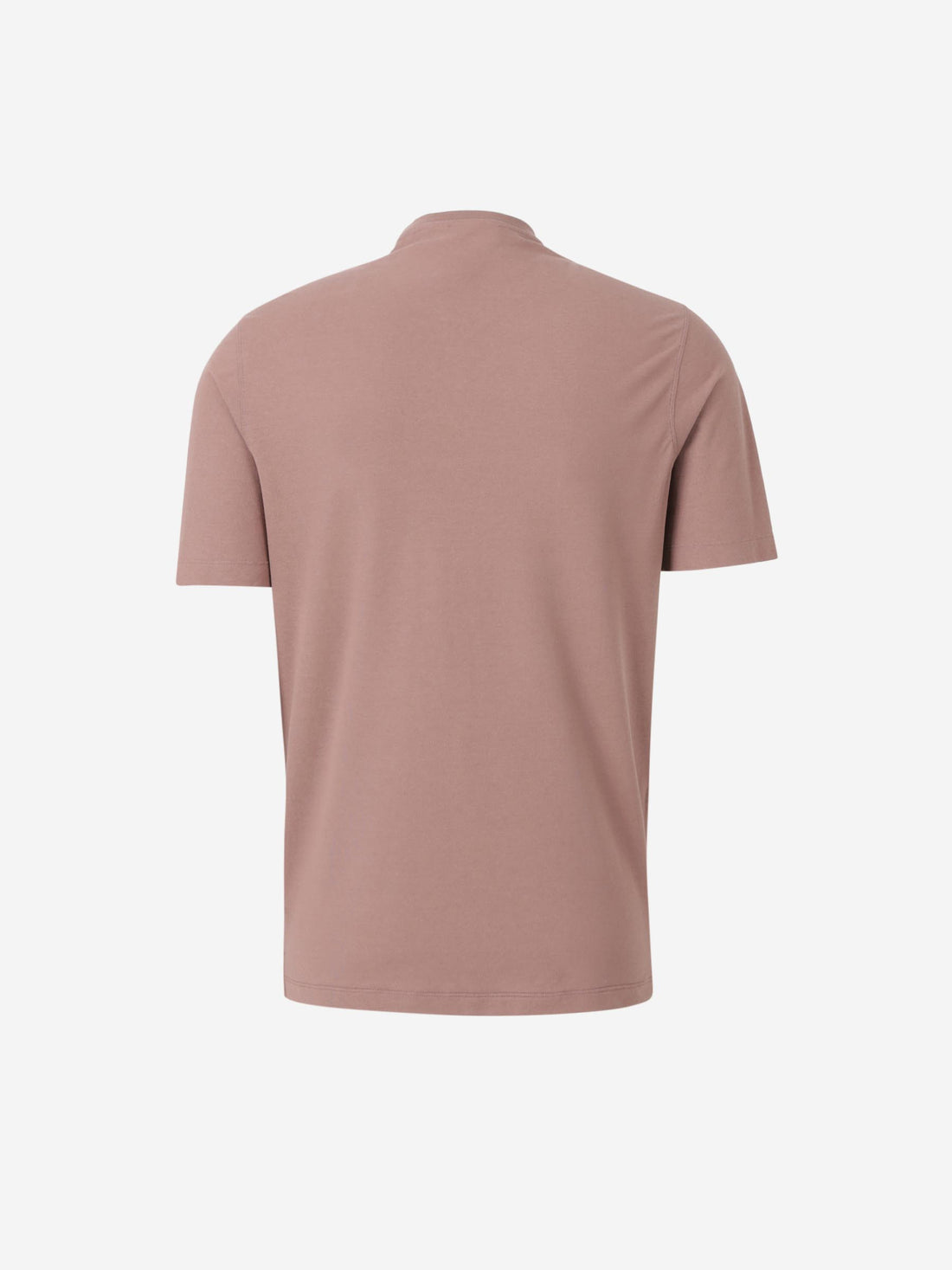 Outlet online Zanone Hombre Camiseta Lisa Algodón color Terracota sku 553-004266 06 - Foto 2