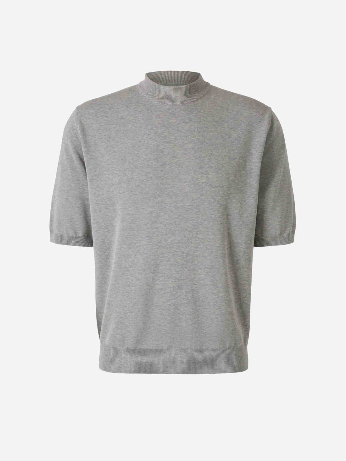 Zanone Hombre Barcelona Camiseta Punto Algodón color Gris Piedra sku 553-004267 02 - Foto 1