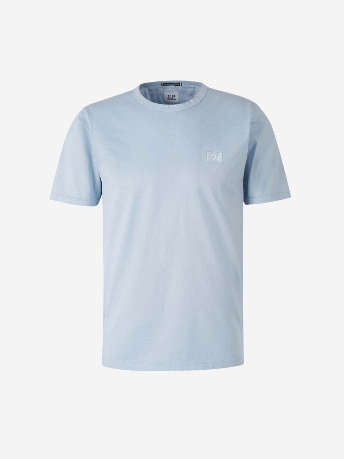 C.P. Company Hombre Barcelona Camiseta Logo Algodón color Azul Celeste sku 553-004270 02 - Foto 1
