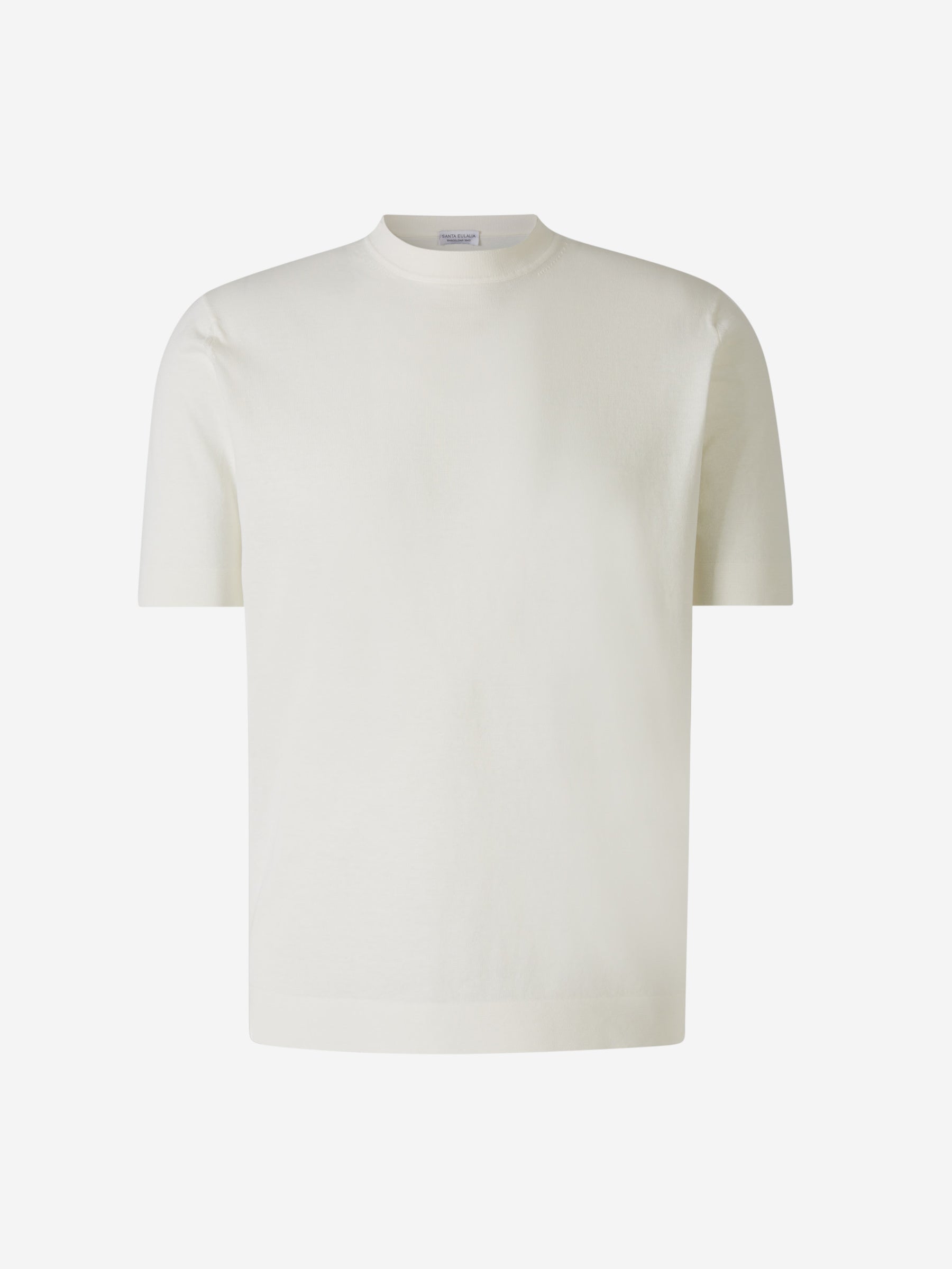 Outlet online Santa Eulalia Hombre Camiseta Punto Algodón color Blanco sku 553-004273 01 - Foto 1