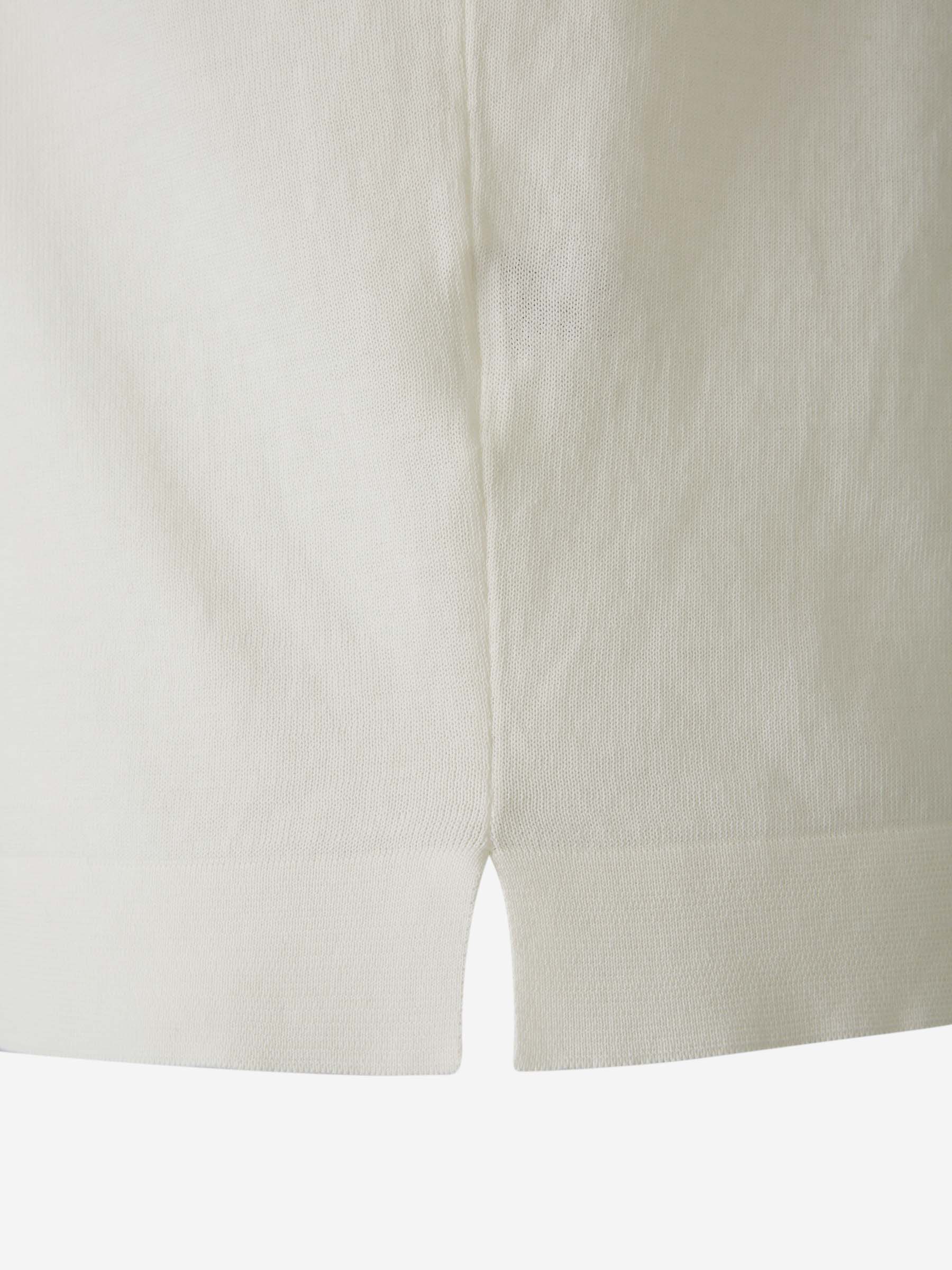 Outlet online Santa Eulalia Hombre Camiseta Punto Algodón color Blanco sku 553-004273 01 - Foto 4