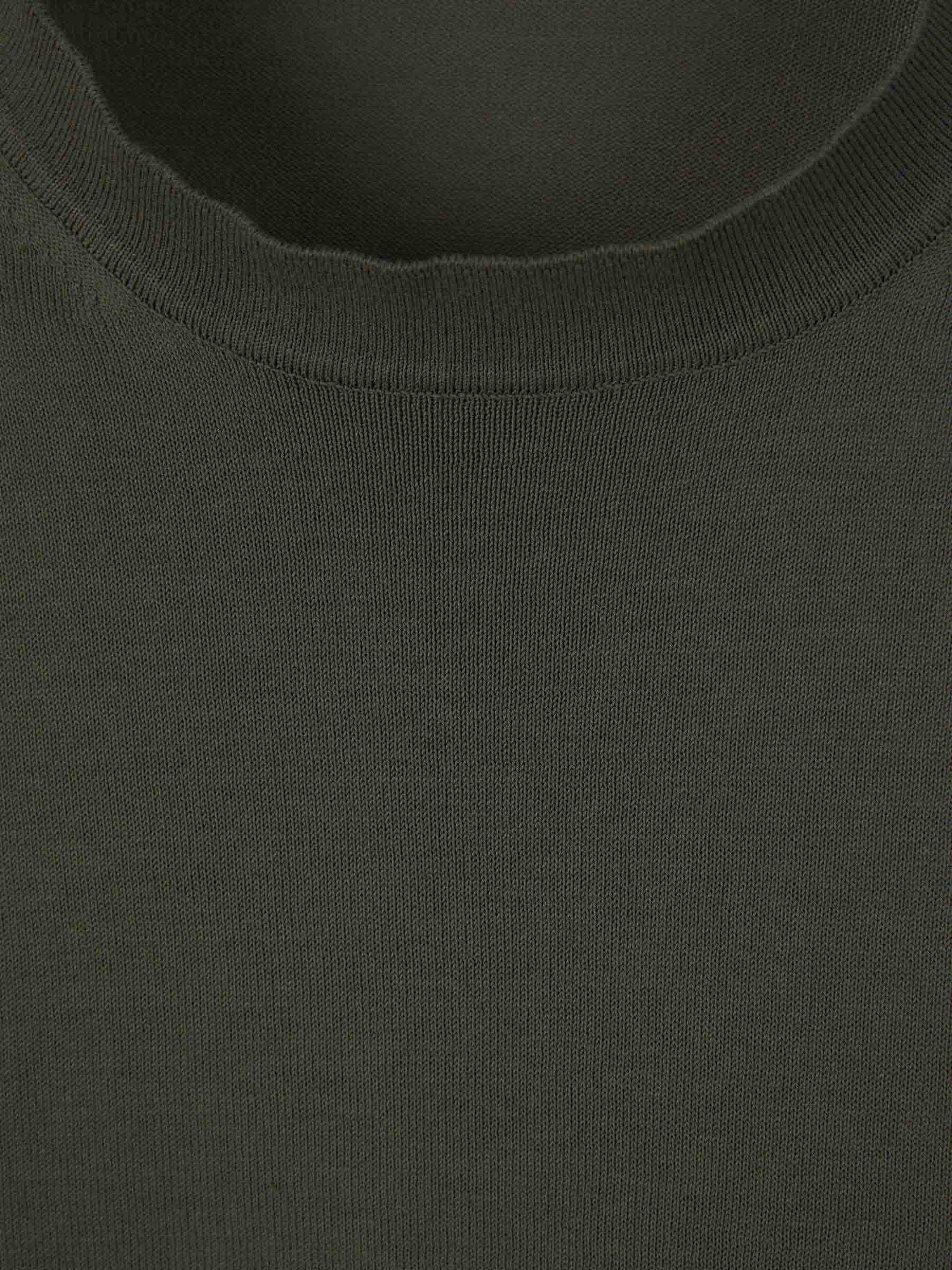 Outlet online Santa Eulalia Hombre Camiseta Punto Algodón color Verde Militar sku 553-004273 02 - Foto 3