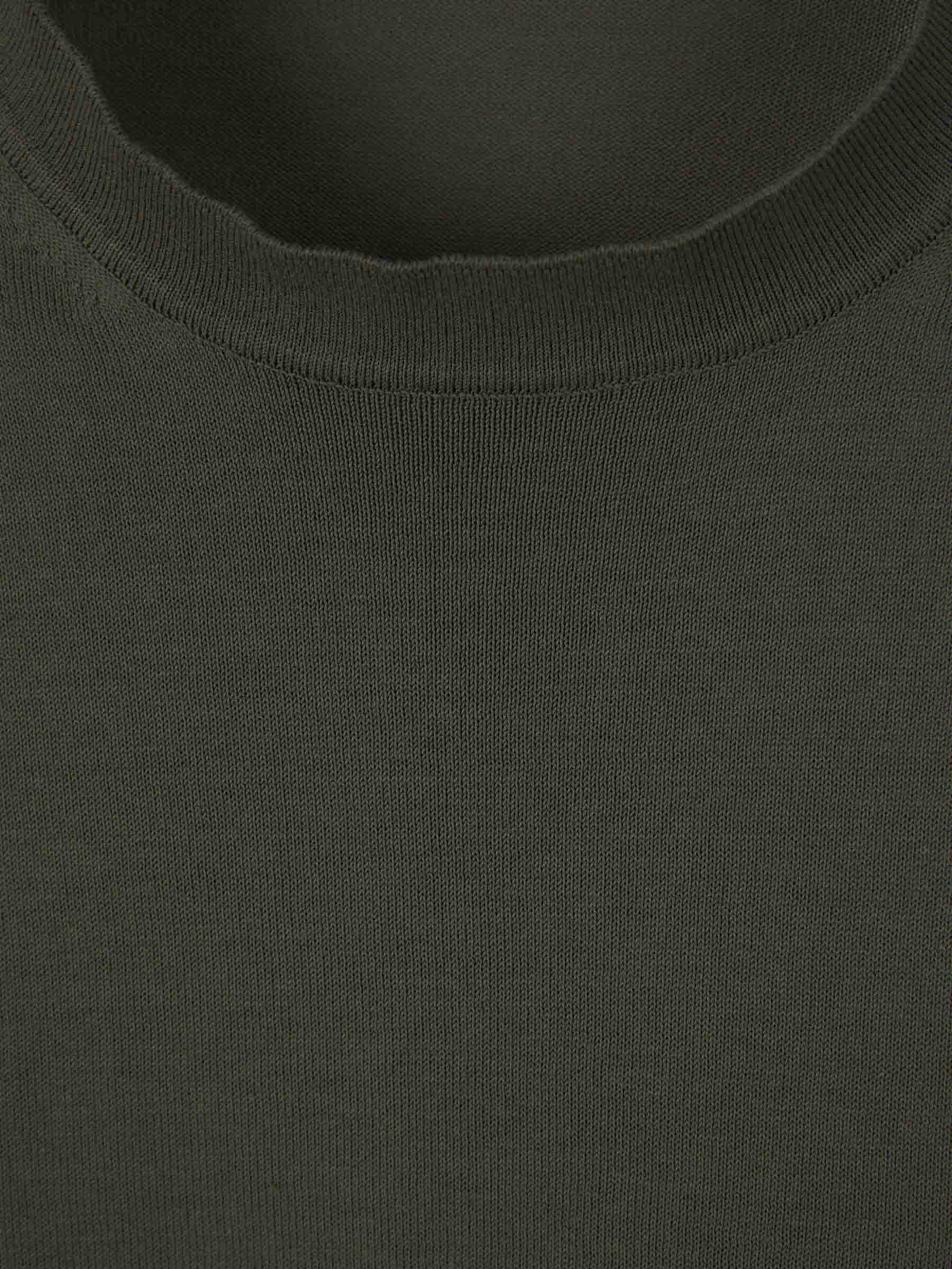 Outlet online Santa Eulalia Hombre Camiseta Punto Algodón color Verde Militar sku 553-004273 02 - Foto 3