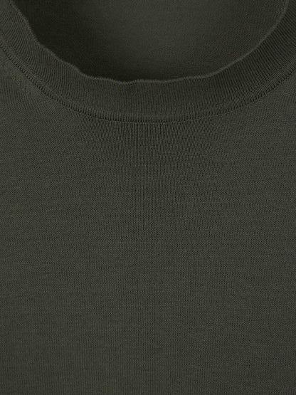 Outlet online Santa Eulalia Hombre Camiseta Punto Algodón color Verde Militar sku 553-004273 02 - Foto 3