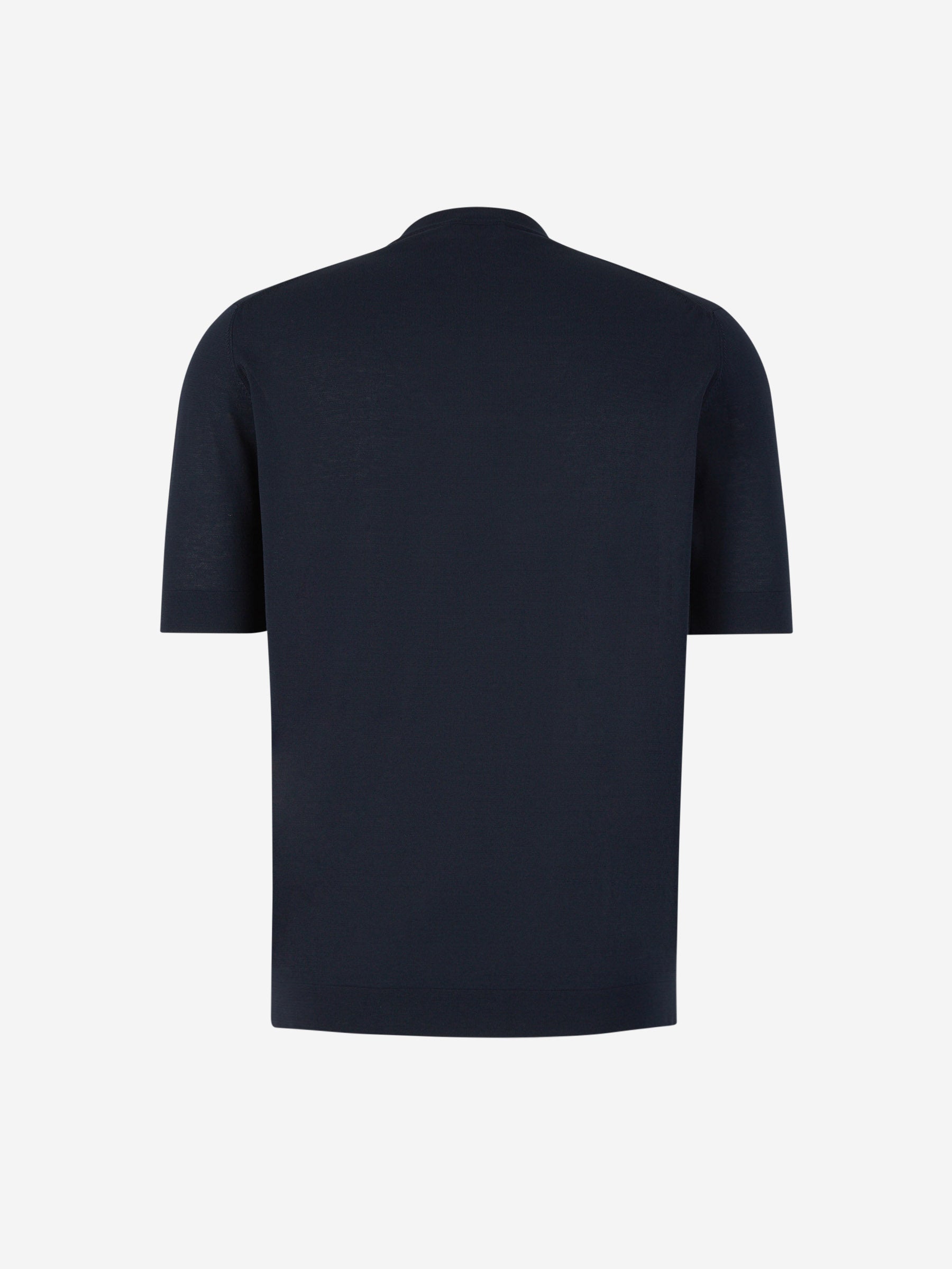 Outlet online Santa Eulalia Hombre Camiseta Punto Algodón color Azul Noche sku 553-004273 03 - Foto 2