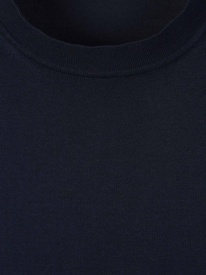 Outlet online Santa Eulalia Hombre Camiseta Punto Algodón color Azul Noche sku 553-004273 03 - Foto 3