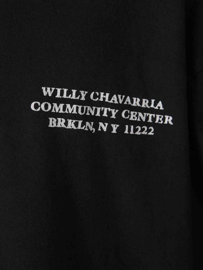 Willy Chavarria Hombre Barcelona Camiseta América Algodón color Negro sku 553-004295 01 - Foto 4