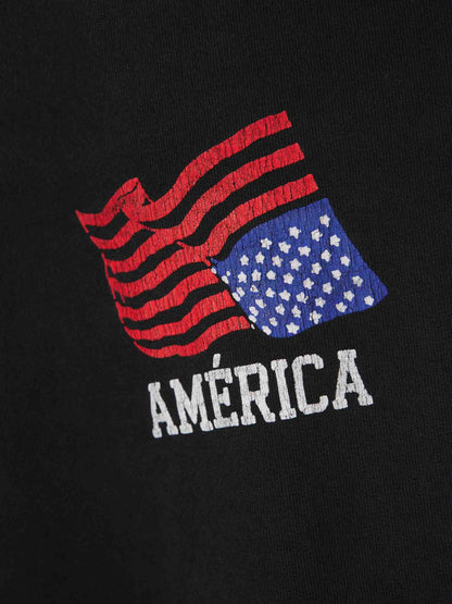 Willy Chavarria Hombre Barcelona Camiseta América Algodón color Negro sku 553-004295 01 - Foto 5