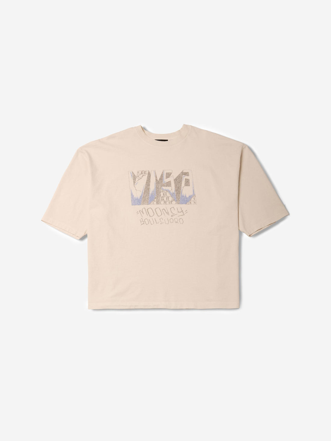 Willy Chavarria Hombre Barcelona Camiseta Visa Buffalo color Beige sku 553-004296 01 - Foto 1