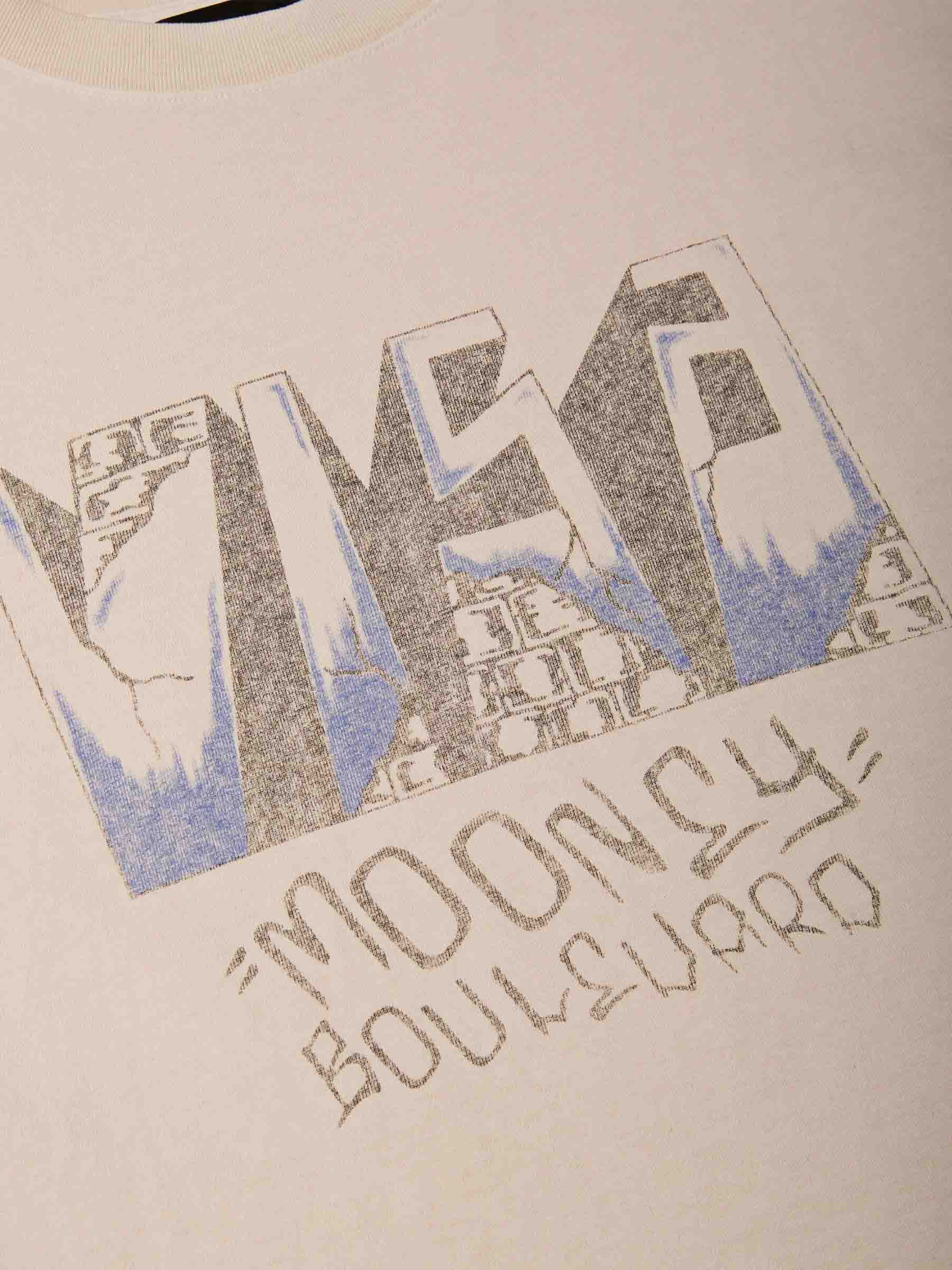 Willy Chavarria Hombre Barcelona Camiseta Visa Buffalo color Beige sku 553-004296 01 - Foto 3