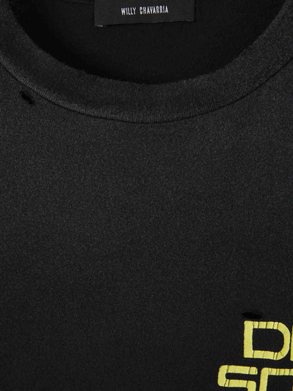 Willy Chavarria Hombre Barcelona Camiseta Divine Sounds color Negro sku 553-004299 01 - Foto 3