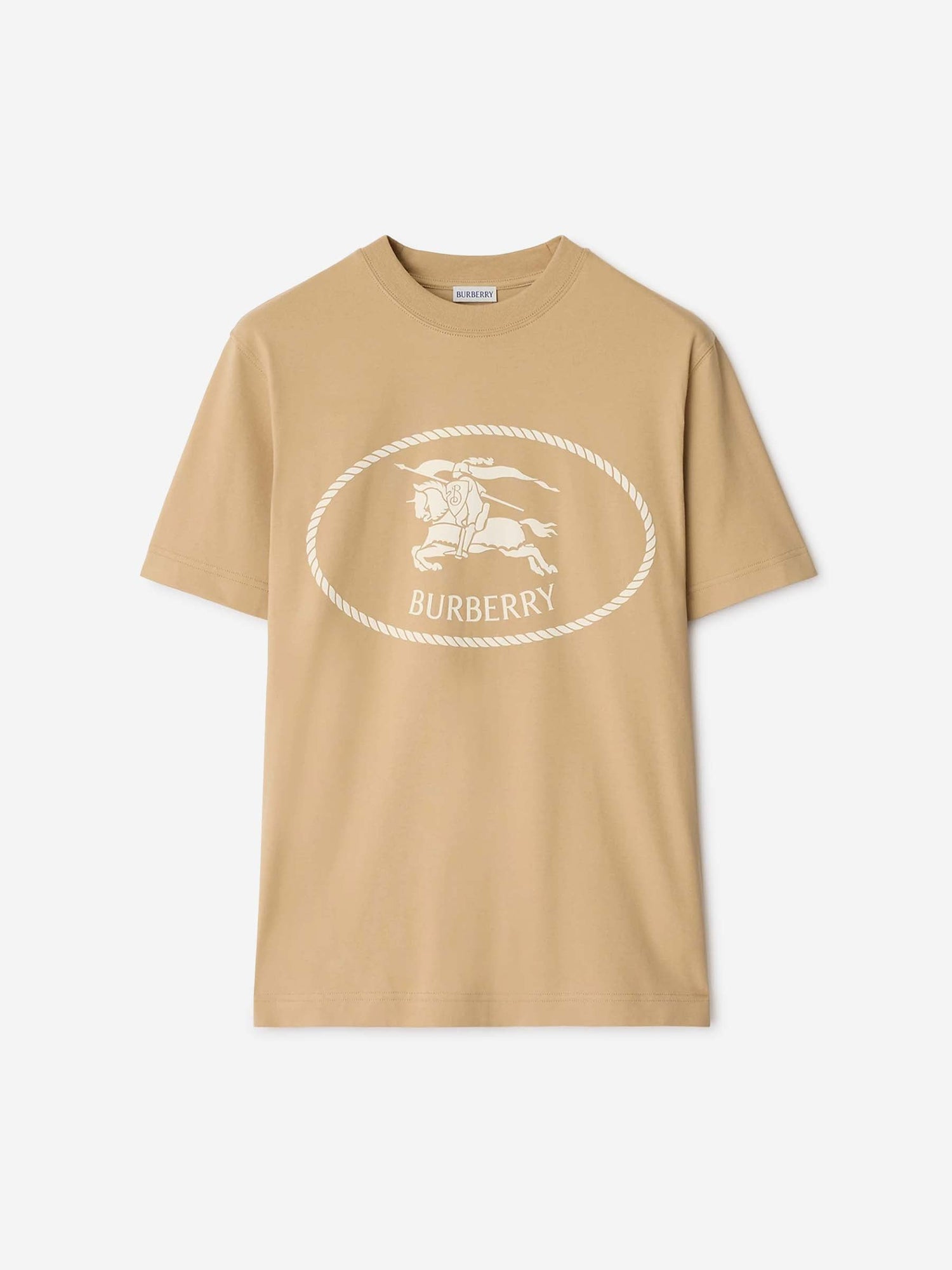 Outlet online Burberry Hombre Camiseta Estampado Algodón color Camel sku 553-004303 01 - Foto 1