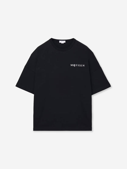 Outlet online McQueen Hombre Camiseta Oversized Logo color Negro sku 553-004312 01 - Foto 1