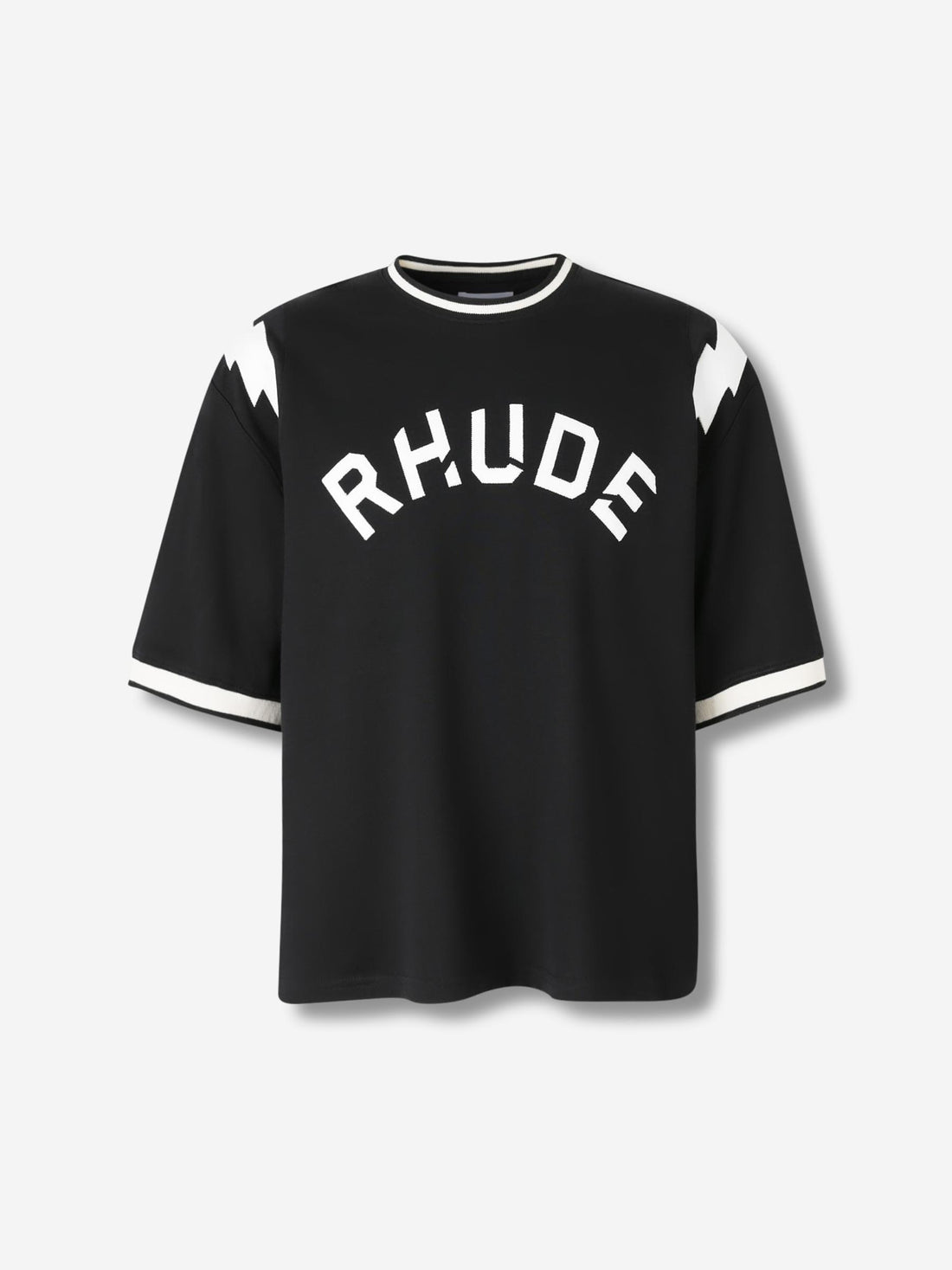 Outlet online Rhude Hombre Camiseta Cuello Redondo color Negro sku 553-004317 01 - Foto 1