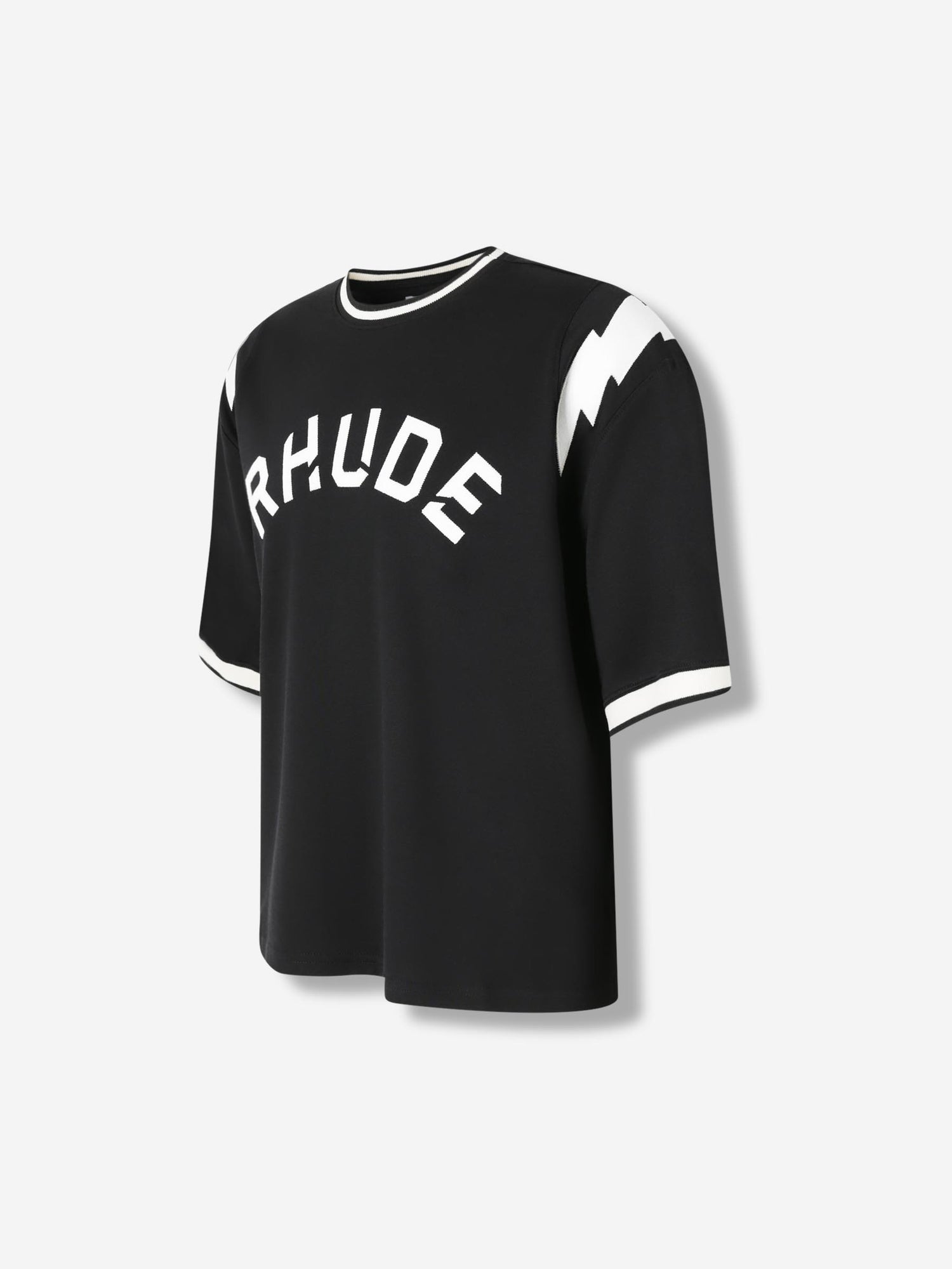 Outlet online Rhude Hombre Camiseta Cuello Redondo color Negro sku 553-004317 01 - Foto 3