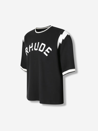 Outlet online Rhude Hombre Camiseta Cuello Redondo color Negro sku 553-004317 01 - Foto 3