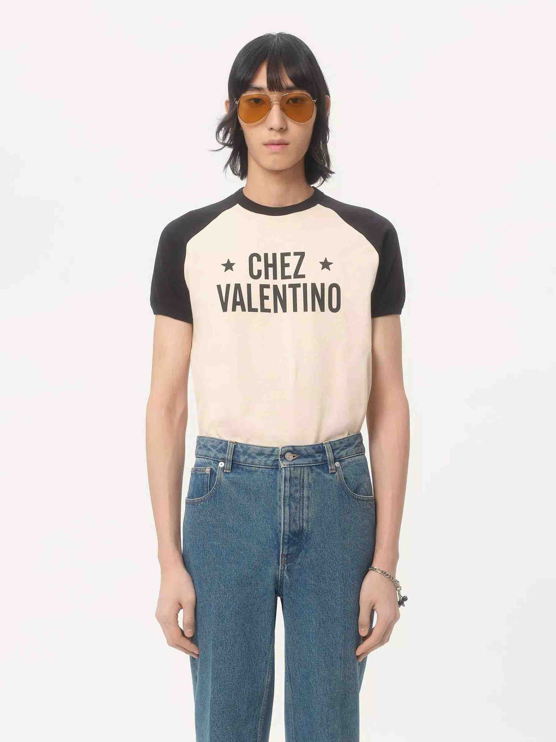 Outlet online Valentino Hombre Camiseta Algodón Estampado color Beige sku 553-004325 01 - Foto 2