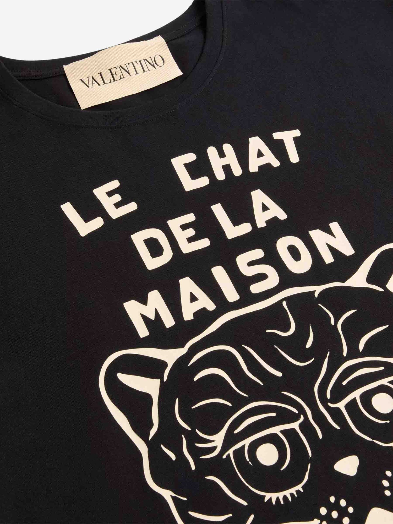 Outlet online Valentino Hombre Camiseta Estampado Algodón color Negro sku 553-004327 01 - Foto 3