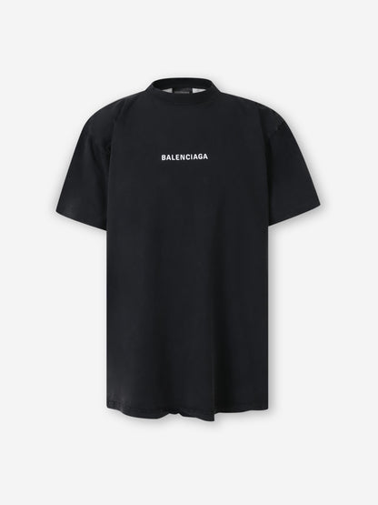 Outlet online Balenciaga Hombre Camiseta Cuello Redondo color Negro sku 553-004341 01 - Foto 1