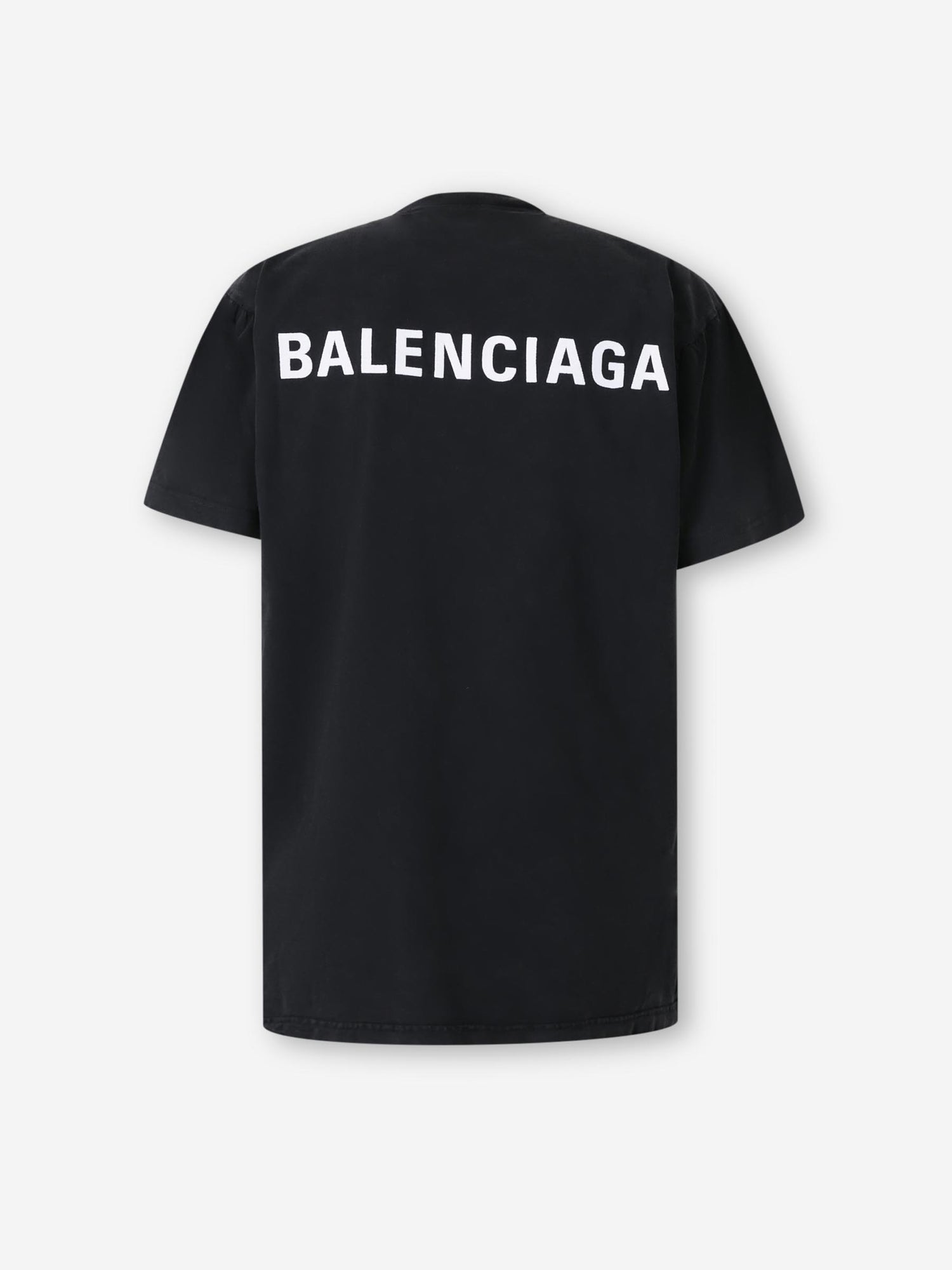 Outlet online Balenciaga Hombre Camiseta Cuello Redondo color Negro sku 553-004341 01 - Foto 2