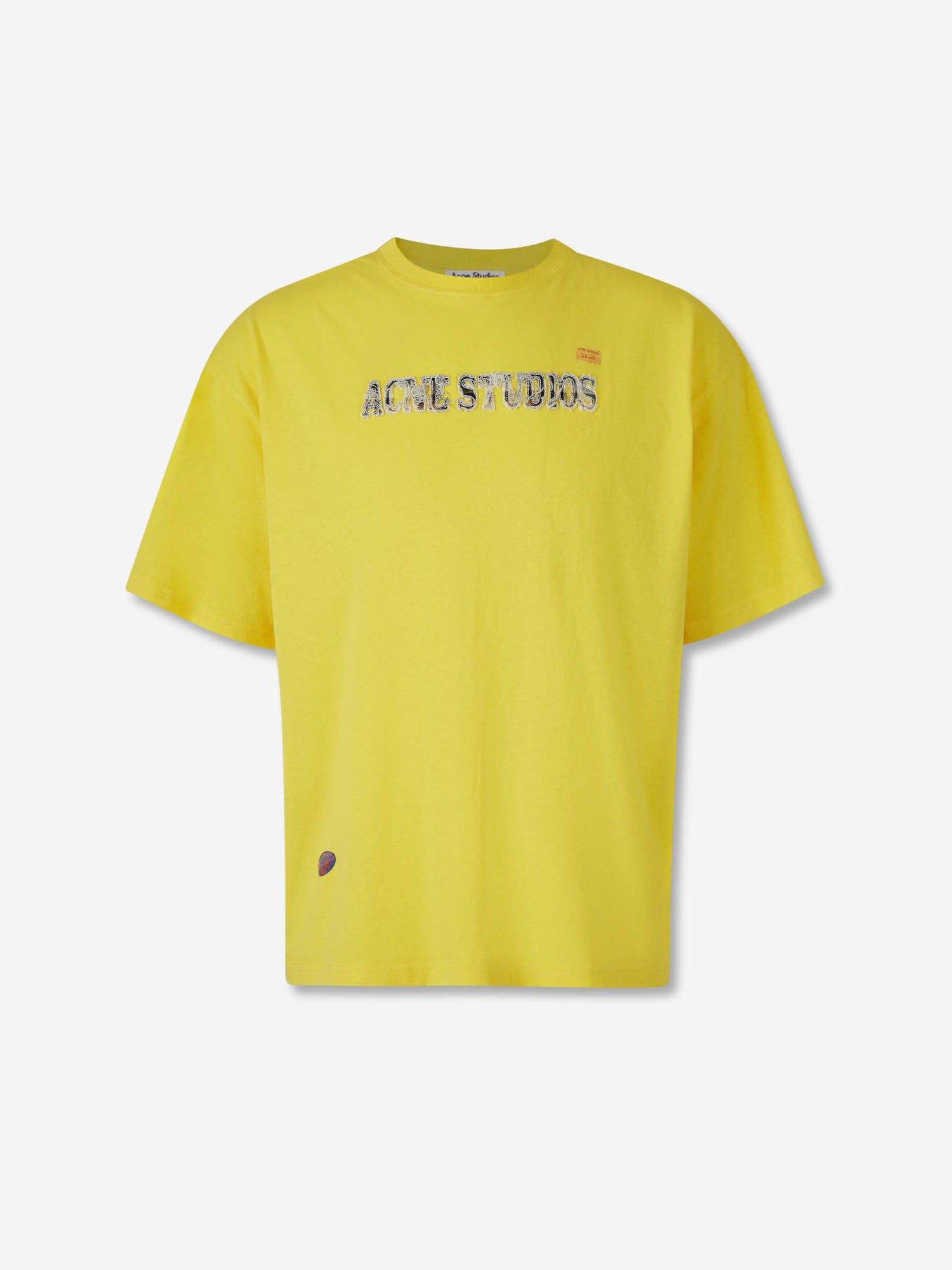 Outlet online Acne Studios Hombre Camiseta Logo color Amarillo sku 553-004350 01 - Foto 1