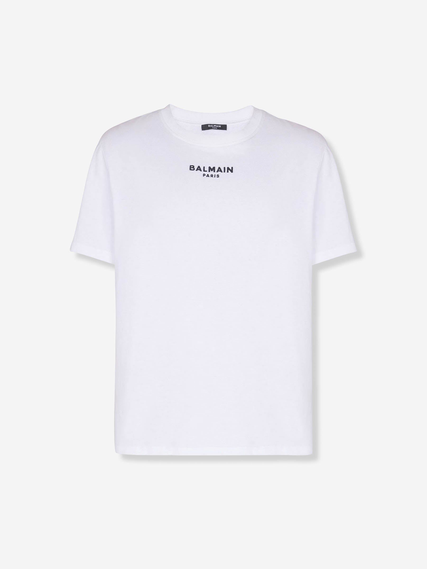 Outlet online Balmain Hombre Camiseta Cuello Redondo color Blanco sku 553-004358 01 - Foto 1