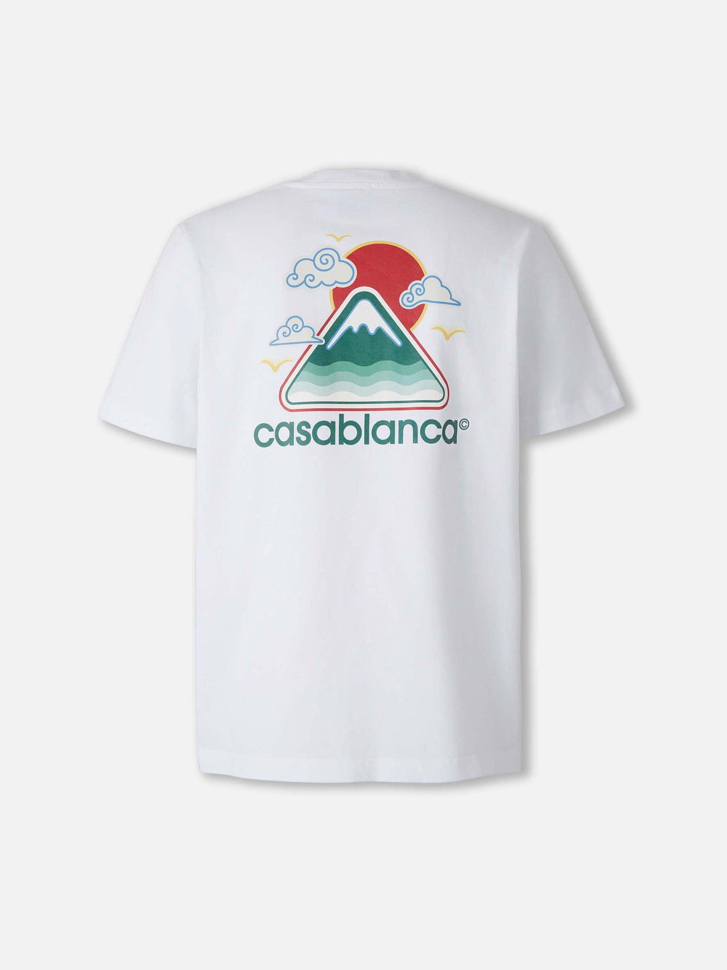 Outlet online Casablanca Hombre Camiseta Montagne Ondulée color Blanco sku 553-004363 01 - Foto 2