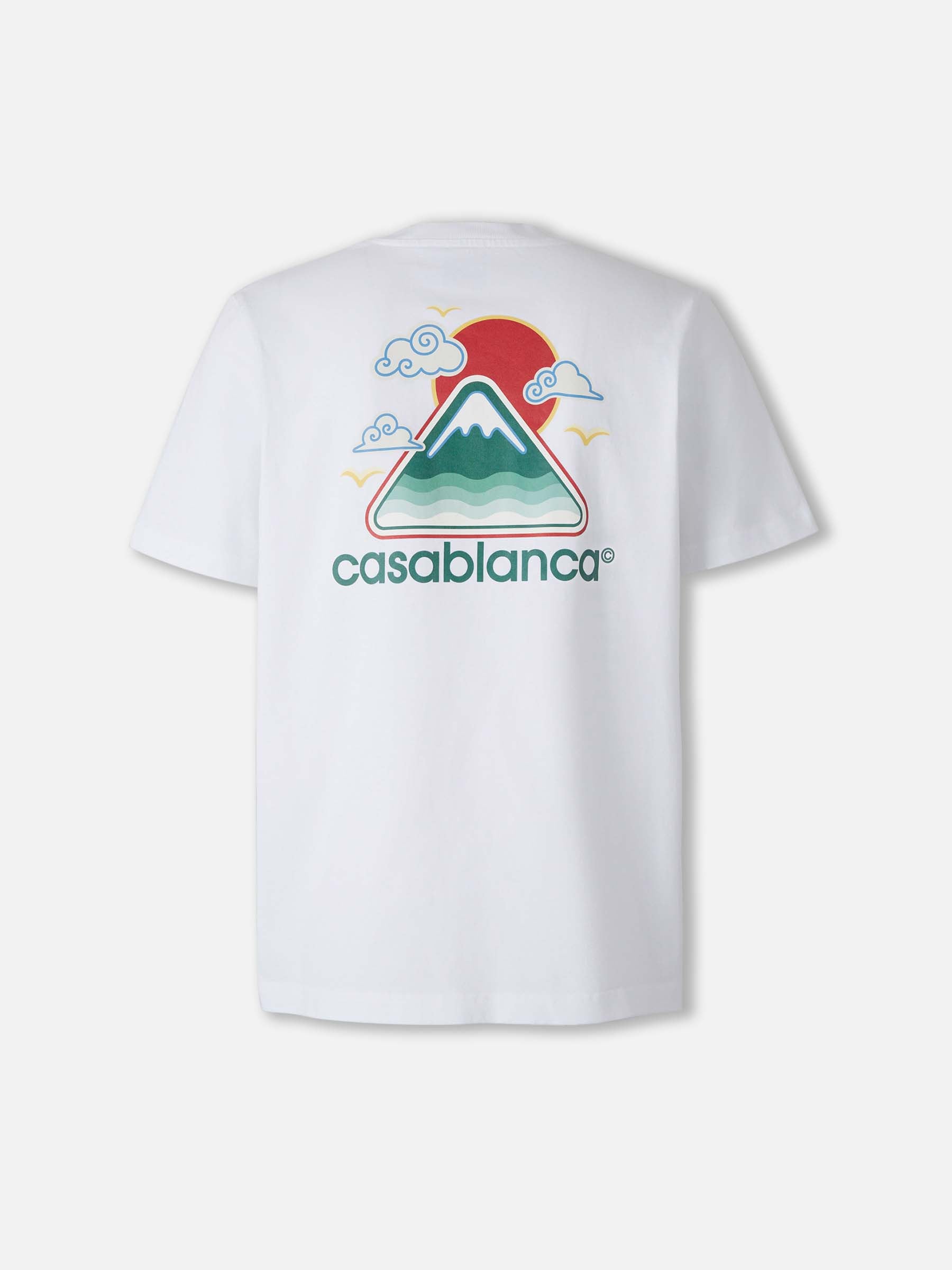 Outlet online Casablanca Hombre Camiseta Montagne Ondulée color Blanco sku 553-004363 01 - Foto 2