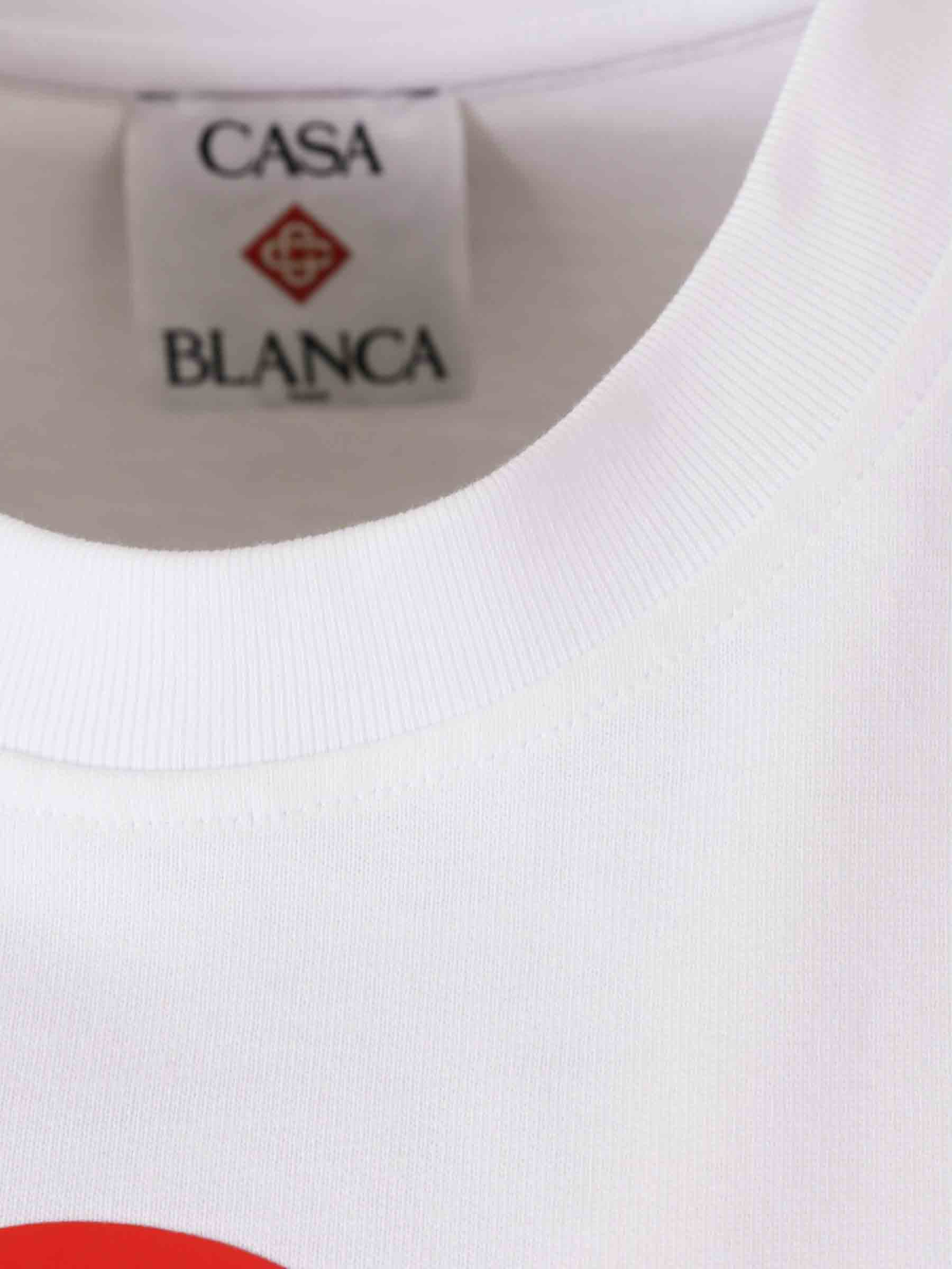 Outlet online Casablanca Hombre Camiseta Casablanca Montaigne color Blanco sku 553-004365 01 - Foto 4