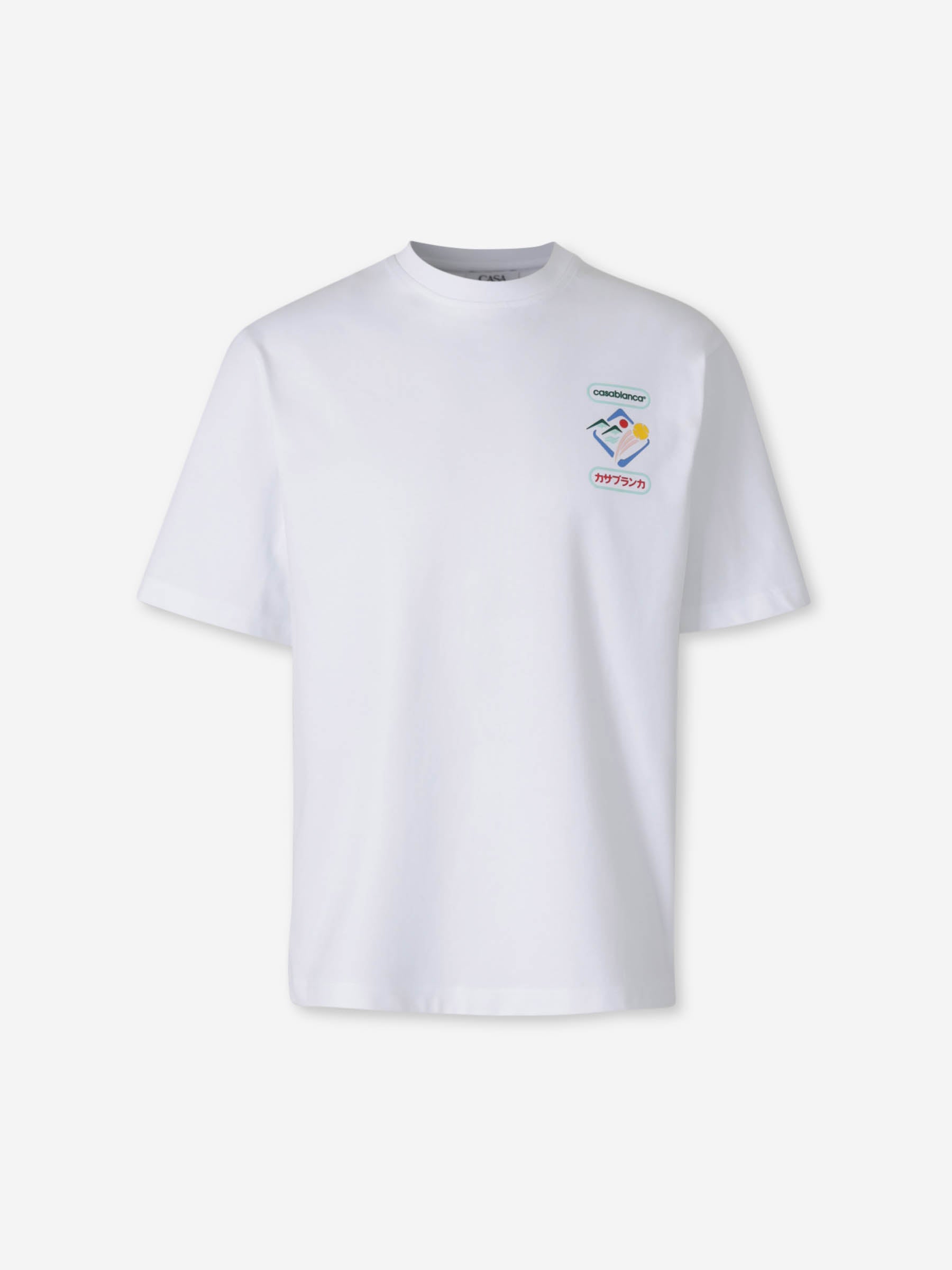 Outlet online Casablanca Hombre Camiseta Casablanca Montaigne Sportif color Blanco sku 553-004371 01 - Foto 1