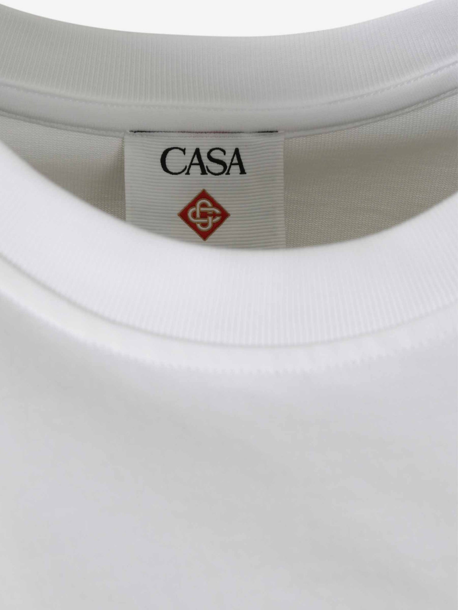Outlet online Casablanca Hombre Camiseta Casablanca Montaigne Sportif color Blanco sku 553-004371 01 - Foto 4