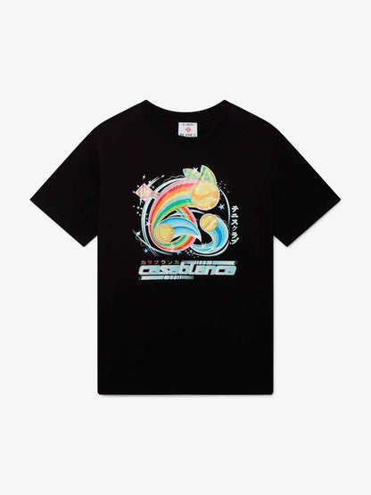Outlet online Casablanca Hombre Camiseta Gráfica Algodón color Blanco sku 553-004375 01 - Foto 1