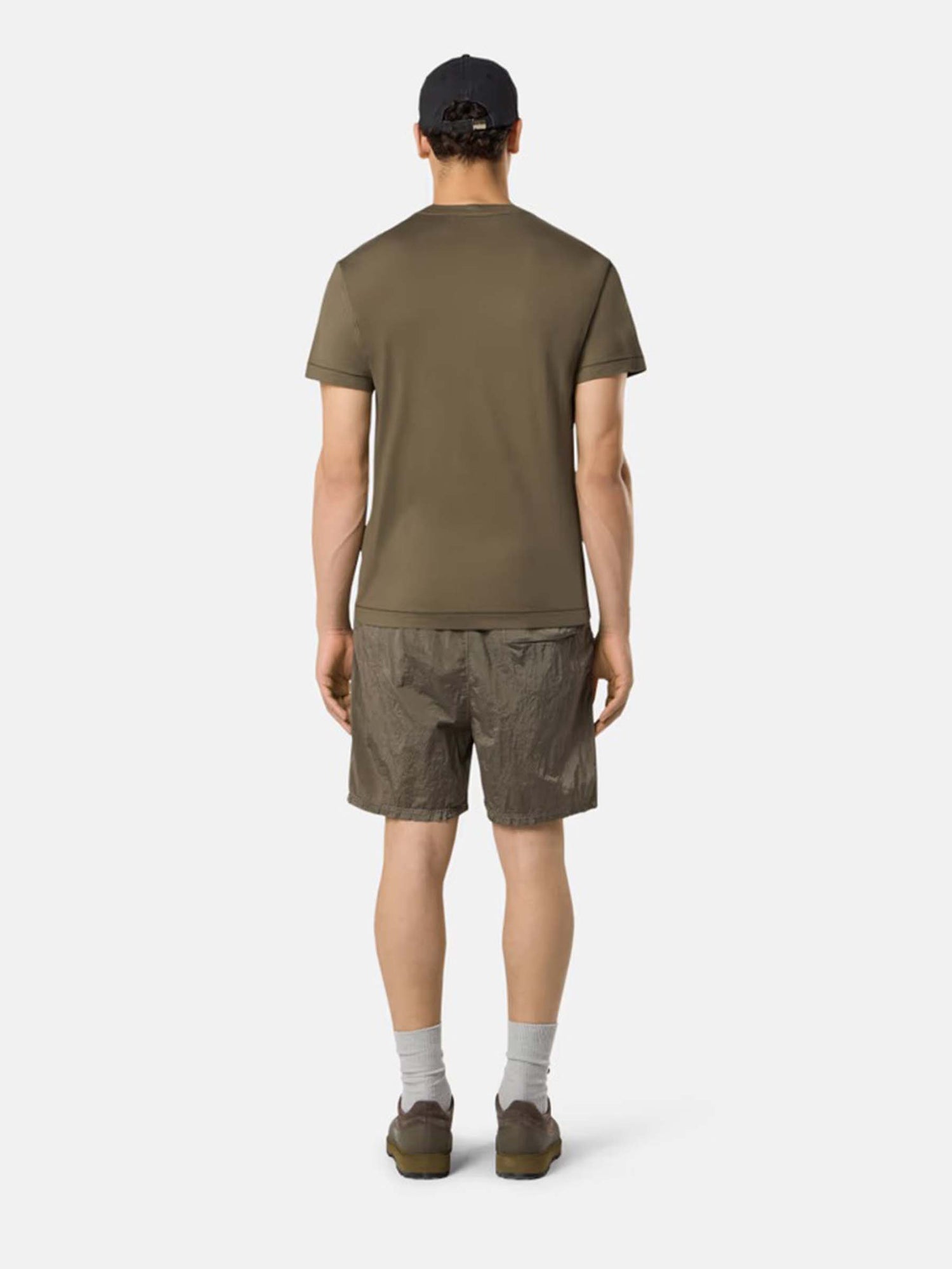 Outlet online Stone Island Hombre Camiseta Manga Corta color Verde Militar sku 553-004390 03 - Foto 3