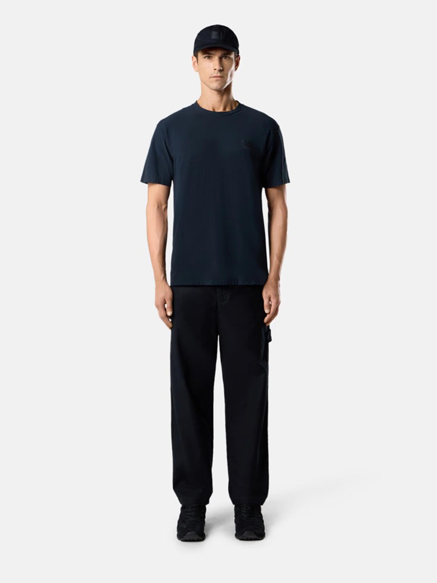 Outlet online Stone Island Hombre Camiseta Cuello Redondo color Azul Noche sku 553-004396 01 - Foto 2